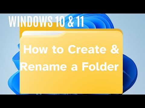 How to Create and Rename a Folder in Windows 10 & 11