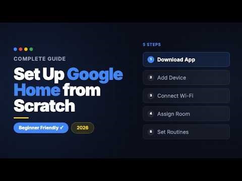 How to Set Up Google Home from Scratch (Complete Beginner Guide 2026)