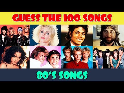 Guess the 100 Songs Ultimate 80s Music Quiz