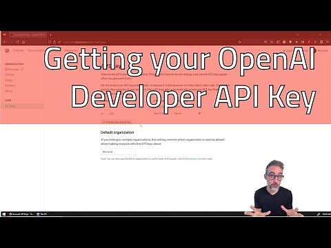 How to get your OpenAI API key - Fun with AI