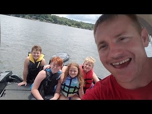 Taking the kids on the new boat for a day of fun!