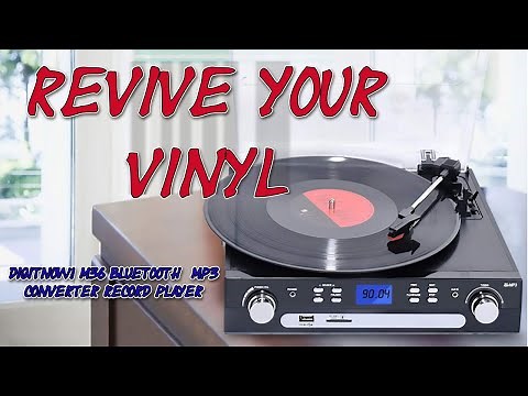 DIGITNOW! M36 Bluetooth MP3 Converter Record Player