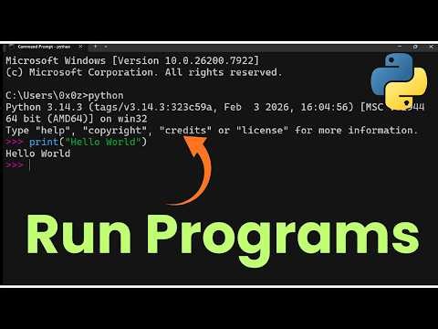 How to Run Python Programs in Command Prompt: Interactive and Script Modes Explained