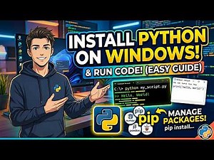 Download and Install Python | Setup Run Code in CMD, IDLE, Notepad & Master Pip Packages