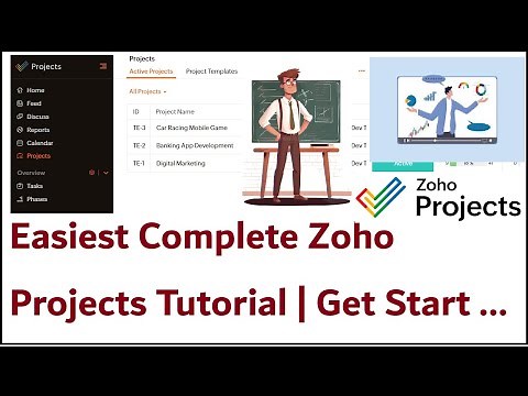 ZOHO Projects Tutorial For Beginners || Getting Started With Zoho Projects