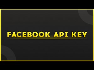 Facebook API key