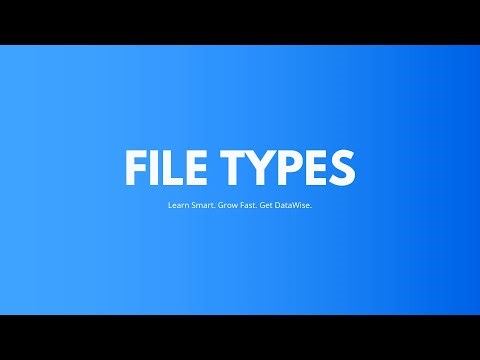 File Types and Real-World Use Cases | Data Fundamentals for Beginners