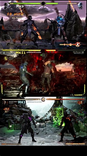 Noob Saibot Combo - MK9 vs MK11 vs MK1