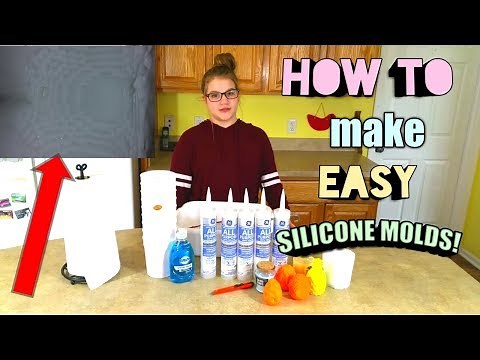 HOW TO MAKE SILICONE MOLDS FOR CANDLES!(easy)||Everything with Eliz!