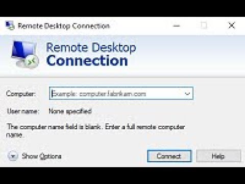 How to use remote desktop connection in windows 10