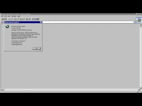 Internet Explorer 1.0 in 1995