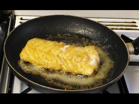 How To Cook Cod.Pan Fried,Skinless Cod Fillet