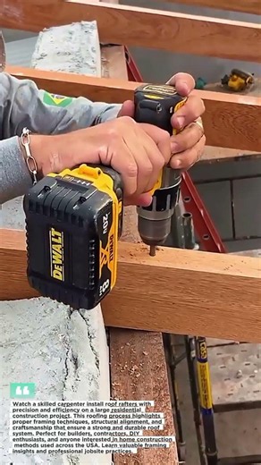 Roof Framing Installation Done Right #Roofing #Construction #Carpentry