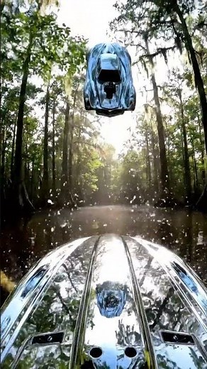 Watch This Airboat SOAR! 🚀 Epic Swamp Jump!