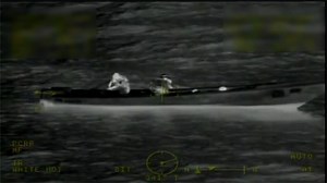 Footage of pirates attacking US Navy ship