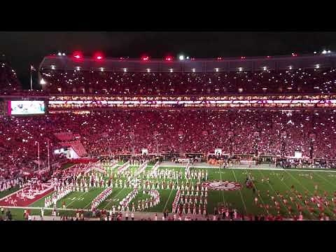 Alabama Football’s new LED lights & team entrance are AMAZING!