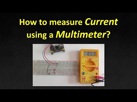 How to measure Current using a Multimeter?
