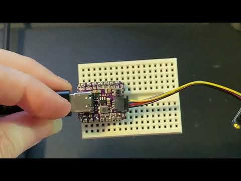 QT Py RP2040 running Arduino code!