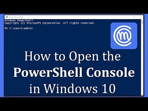 How to open PowerShell in Windows 10