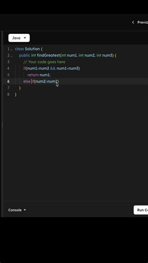 Greatest of Three Numbers in Java | Easy Java Coding Question Explained