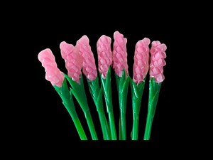 How to make a flower from Drinking Straw | Plastic straw flower making Diy - Simple Craft Idea
