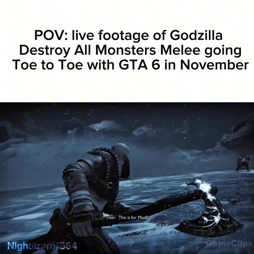 Never thought I see the day where my favorite game of all time is getting a remaster and is going up against one of the most hyped up games in history #godzilla #godzillamemes #godzillaedit #gta6 #gtamemes