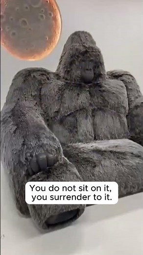 ✅ Cozy furniture ideas for comfort lovers. Giant Alpha Gorilla Plush Lounge Sofa ( # 3031 )