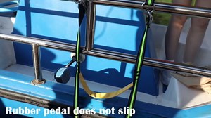 Boat Rope Ladder, 4 Step Heavy Duty 440lbs Strength Foldable Boarding Rope Ladder, Climbing Rope Ladder for Inflatable Boat, Pontoon Boat, Kayak, Motorboat, Sailboat, Canoeing