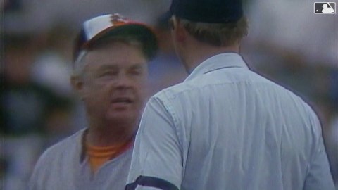 Earl Weaver's memorable arguments