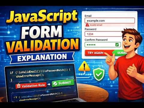JavaScript Form Validation – Explanation with Examples