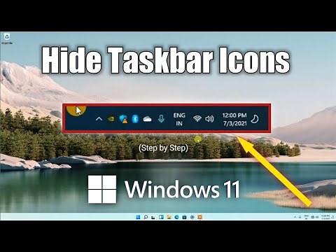 How to Show or Hide Icons In Taskbar or System Tray in Windows 11