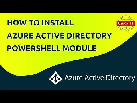 Connecting and Installing Azure AD in PowerShell