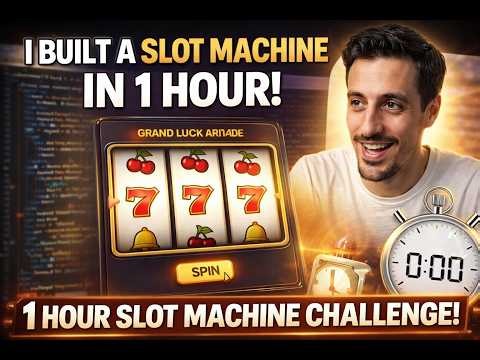 I Challenged Myself to Build a Slot Machine in 1 Hour