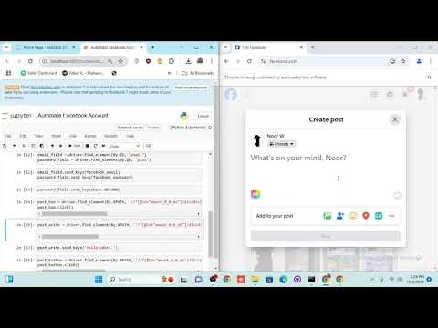 How to Post to a Facebook Page Using Python | Step-by-Step Tutorial #Shaheencodingzone