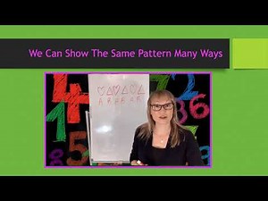 5 Representing Growing, Shrinking & Repeating Patterns In Different Ways