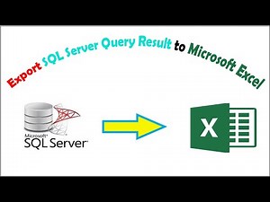 SQL Server Tutorial 🔥 Export Query Results to Excel Easily