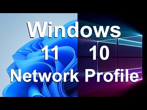 Windows 10, 11 - How to Change Network Profile, Turn on File and Printer Sharing, Network Discovery
