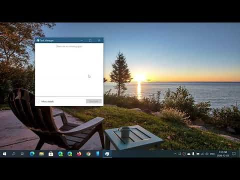 Windows 10 Introduction to Task Manager series December 3rd 2020