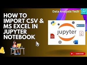 Import csv file and MS Excel python Jupyter Notebook using pandas. python Jupyter notebook