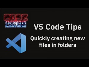 VS code tips — Create a new file inside a folder