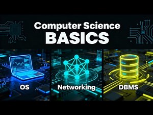 Computer Science Basics Explained | OS, Networking & DBMS | Beginner-Friendly Tech Guide