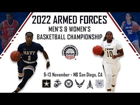 2022 Armed Forces Men's Basketball Game 3 Army vs USMC