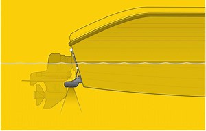 Properly installing your transom mount transducer will optimize the performance of your boat's fish finder. Here are the basics. For more details on the DIY project, visit boatingmag.com/story/how-to/installing-a-transom-mount-transducer-on-a-boat | Boating Magazine