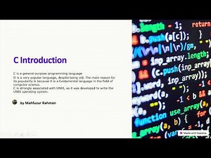 Master the Basics: C Programming Introduction | Learn C Programming from Scratch [2023]