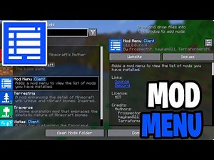 How To Download Mod Menu For Minecraft! - Tutorial