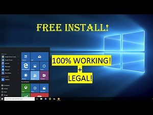 How To Install Windows 10 Free and Legally! 100% Working!