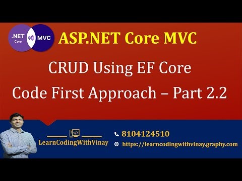 ASP.NET Core MVC CRUD with EF Core Code First Approach | Real-World Project – Part 2.2