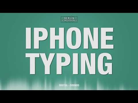 Iphone Typing SOUND EFFECT - Smartphone Keyboard Typing SOUNDS Iphone Texting SFX