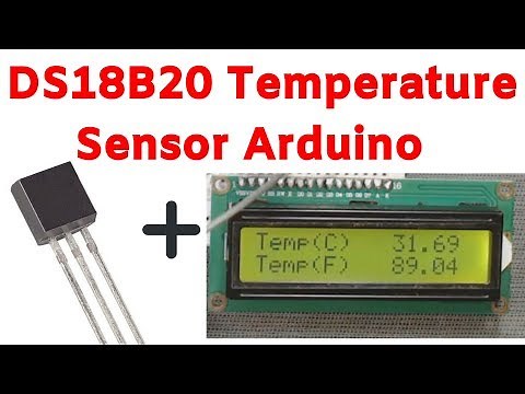 DS18B20 Temperature Sensor With Arduino LCD