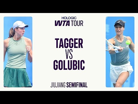 Lilli Tagger vs. Viktorija Golubic | 2025 Jiujiang Semifinal | WTA Match Highlights